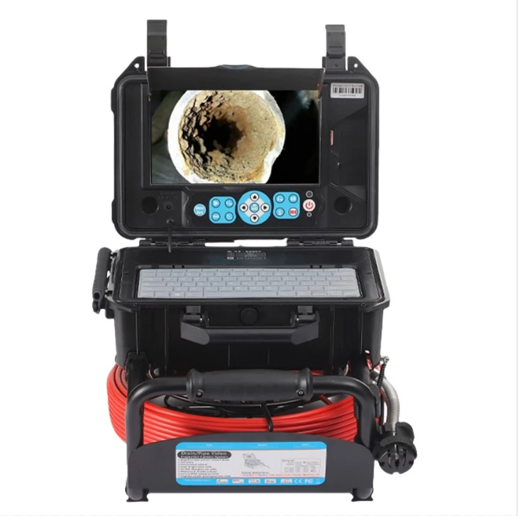 Mini Drain Pipe Pipeline Inspection Camera System with 20m~60m (66~197ft) Cable factory